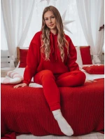 PREMIUM dámská tepláková souprava červená Dstreet model 21982251 - FashionStreet