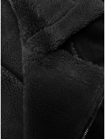 Krátky čierny dámsky kožúšok Ann Gissy (AG9-9006)