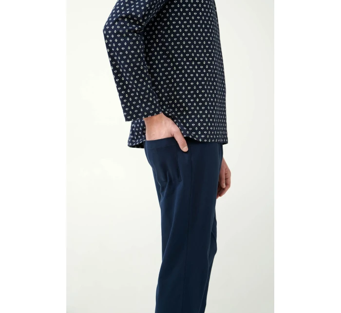 Klasické pánské pyžamo s potiskem model 20517223 - Vamp
