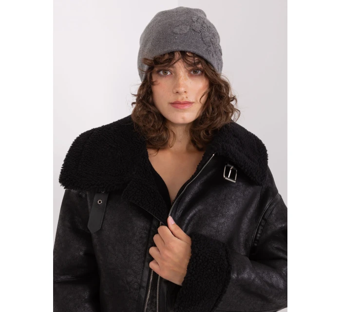 Czapka AT CZ model 19011924 ciemny szary - FPrice Czapka AT CZ model 19011924 ciemny szary - FPrice