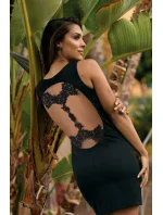 Šaty V-9209 čierne - Axami