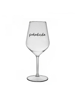 POHODINDA - číry nerozbitný pohár na víno 470 ml