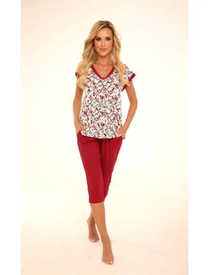 Dámske pyžamo DE LAFENSE 489 Mia kr / r S-2XL