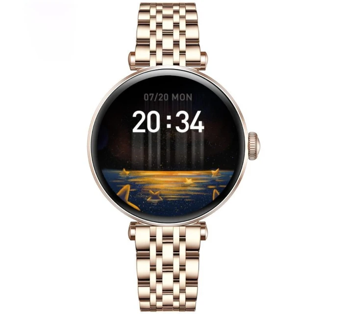 Chytré hodinky Rose Gold Black 2 Strap model 21807441 - Gravity Chytré hodinky Rose Gold Black 2 Strap model 21807441 - Gravity