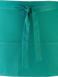 PR 155 Krátká zástěra do pasu s kapsou "Colours" model 22468537 emerald - Premier