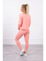 Sada s oversize blúzkou morel Sada s oversize blúzkou morel