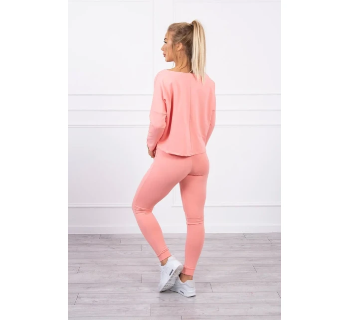 Sada s oversize blúzkou morel Sada s oversize blúzkou morel