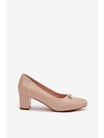 Lodičky na podpatku Vinceza béžové Lodičky na podpatku Vinceza béžové