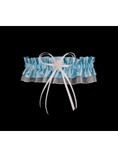 Podväzok PW-31 biely a modrý - Julimex