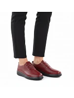 Dámská pohodlná obuv bordó model 22103963 - Unisoft
