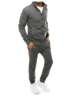 Pánská antracitová tepláková souprava Dstreet model 21962268 - FashionStreet Pánská antracitová tepláková souprava Dstreet model 21962268 - FashionStreet