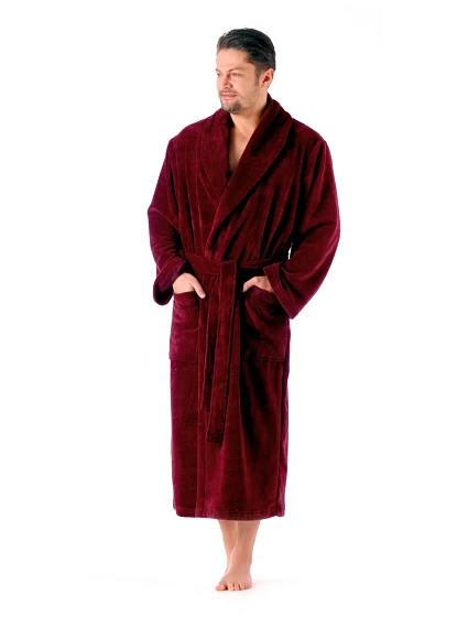 Unisex župan Tampa 2149 oversized bordový - Vestis Unisex župan Tampa 2149 oversized bordový - Vestis