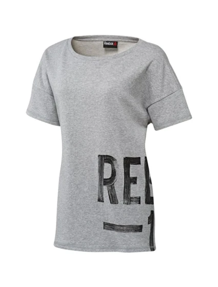 Šedé tričko model 21872368 - Reebok Šedé tričko model 21872368 - Reebok