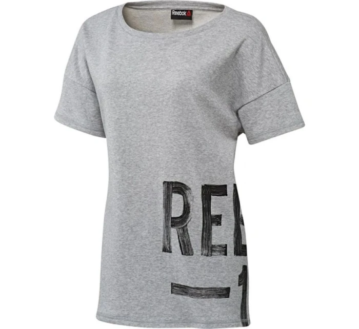 Šedé tričko model 21872368 - Reebok Šedé tričko model 21872368 - Reebok
