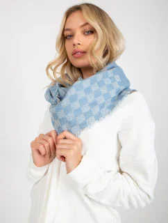Tunelový šál AT KM 9501.10 svetlo modrá