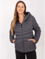 Bunda D50092XB44554A3 grafitová Bunda D50092XB44554A3 grafitová