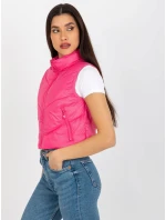 Dámská vesta NM KZ H model 18041499 tmavě růžová - FPrice Dámská vesta NM KZ H model 18041499 tmavě růžová - FPrice