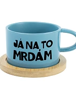 I'M DYING FOR IT - modrý pohár na makrónky 200 ml