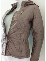 Dámska sezónna bunda 7059A hnedá - Goodlooking