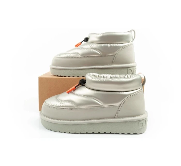 snow boots winter fashion boots silver dámské model 21395297 - D.Franklin