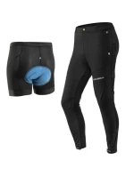 Pánske cyklistické nohavice Rockbros YPK027 black M