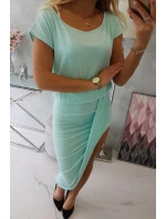 Mätové asymetrické šaty Mätové asymetrické šaty