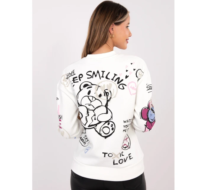 Mikina D10608BC02804A biela Mikina D10608BC02804A biela