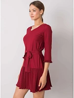 Sukienka LK SK model 22293622 bordowy - FPrice