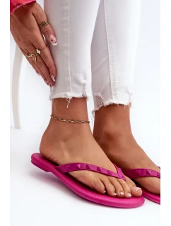 Dámske ploché flexibilné žabky ZAXY fuchsiová