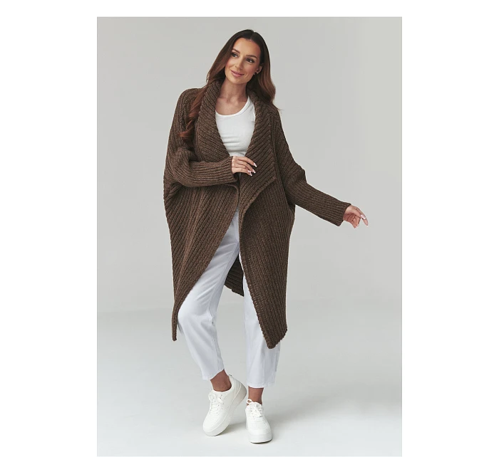 Zapínanie svetra model 226882 Makadamia