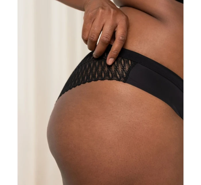 Dámske nohavičky Aura Spotlight Brazilian čierne - TRIUMPH