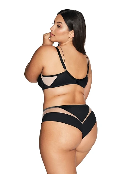 Měkká dámská podprsenka soft model 20284264 Black Maxi - Ava Měkká dámská podprsenka soft model 20284264 Black Maxi - Ava
