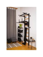 GYMNASTICKÝ REBRÍK S HRAZDOU NA CVIČENIE, ZÁBRADLÍM A LAVIČKOU 723B