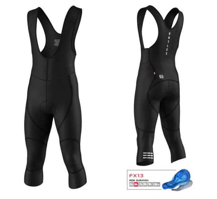 Spodenki 3/4 model 21855636 czarne XXL - Biemme