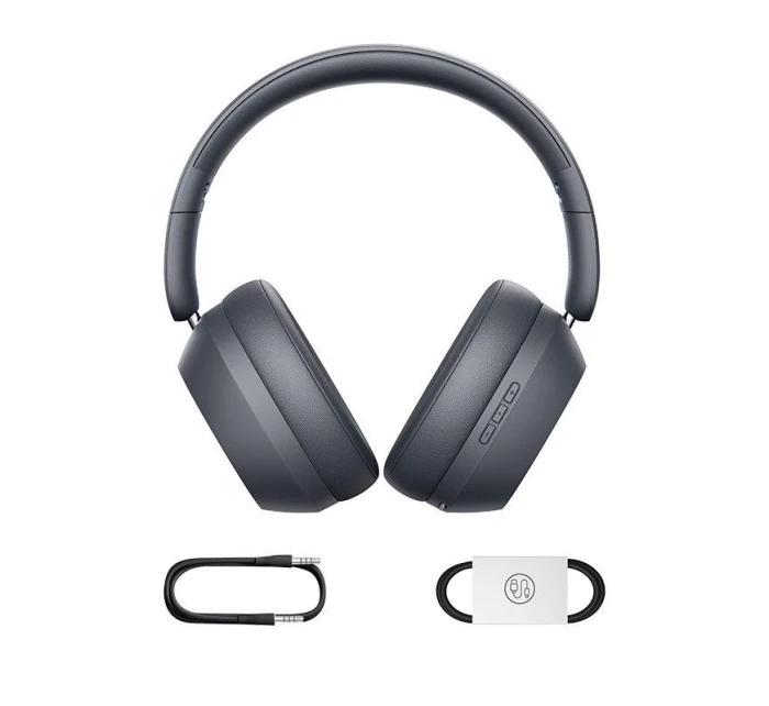 Bezdrôtové slúchadlá Baseus Bass 35 Max (sivé)