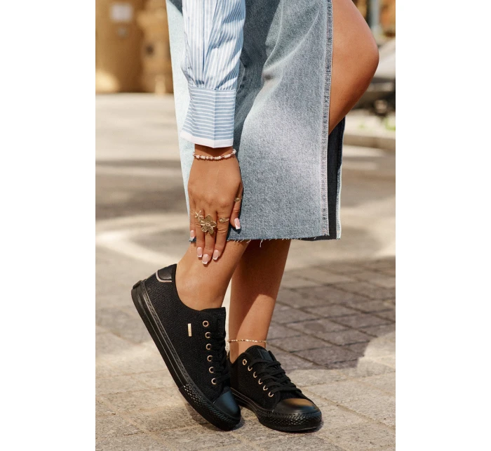 Dámské Textilní Tenisky Big Star model 21693828 Černé - Big Star Shoes