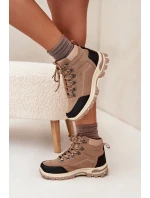 Dámské Trekingové Boty Big Star model 21705988 Béžové - Big Star Shoes Dámské Trekingové Boty Big Star model 21705988 Béžové - Big Star Shoes