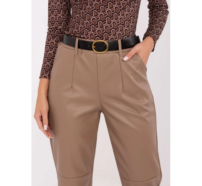 Spodnie IT SP model 21441236 ciemny bezowy - FPrice