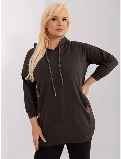 Bluza RV BL model 19394505 ciemny khaki - FPrice Bluza RV BL model 19394505 ciemny khaki - FPrice
