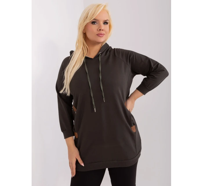 Mikina RV BL 8221.96 tmavá khaki Mikina RV BL 8221.96 tmavá khaki