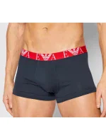 Pánske trenírky - 111357 2R715 97010 - biela/červená/tm.modrá - Emporio Armani