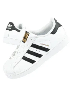 Detská športová obuv Superstar W BA8378 White with black - Adidas