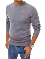 Pánsky sivý sveter FashionStreet WX1714 Pánsky sivý sveter FashionStreet WX1714
