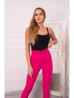 Fuchsiové nohavice na mieru
