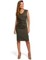 Dámské šaty model 18619344 khaki - STYLOVE