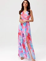 Dámske šaty SUK0477 53D /195907 Multicolor - Roco Fashion