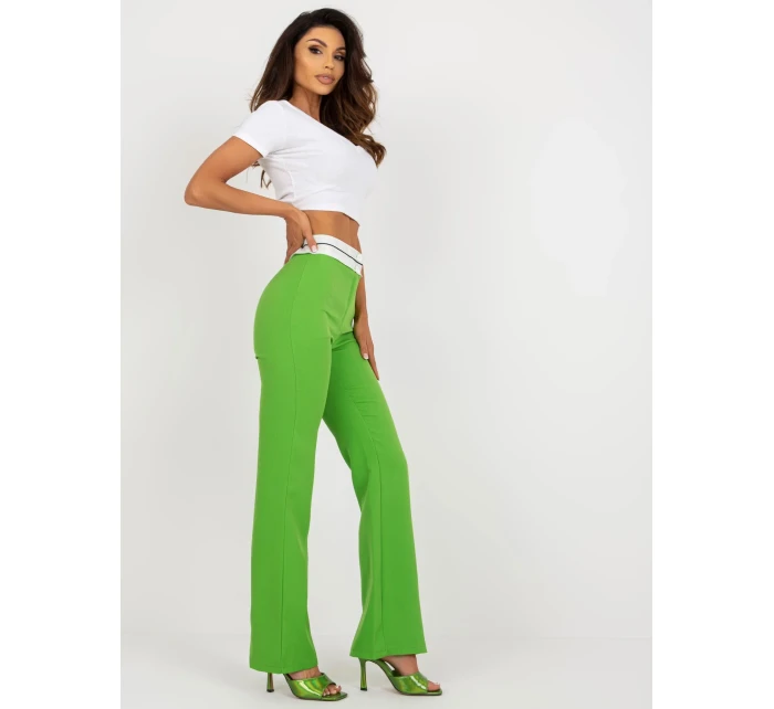 Nohavice DHJ SP 6971.32 svetlo zelená