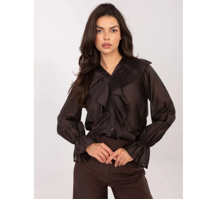 Košeľa IT KS 28883.80 tmavohnedá