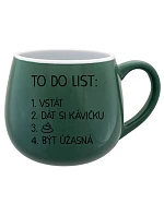 TO DO LIST: BE AMAZING - zelený keramický hrnček 300 ml TO DO LIST: BE AMAZING - zelený keramický hrnček 300 ml