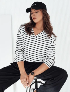 Dámská pruhovaná halenka bílá Dstreet model 21972928 - FashionStreet